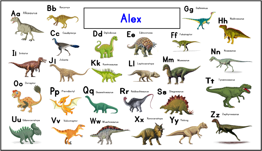 Customized Dinosaur Placemat